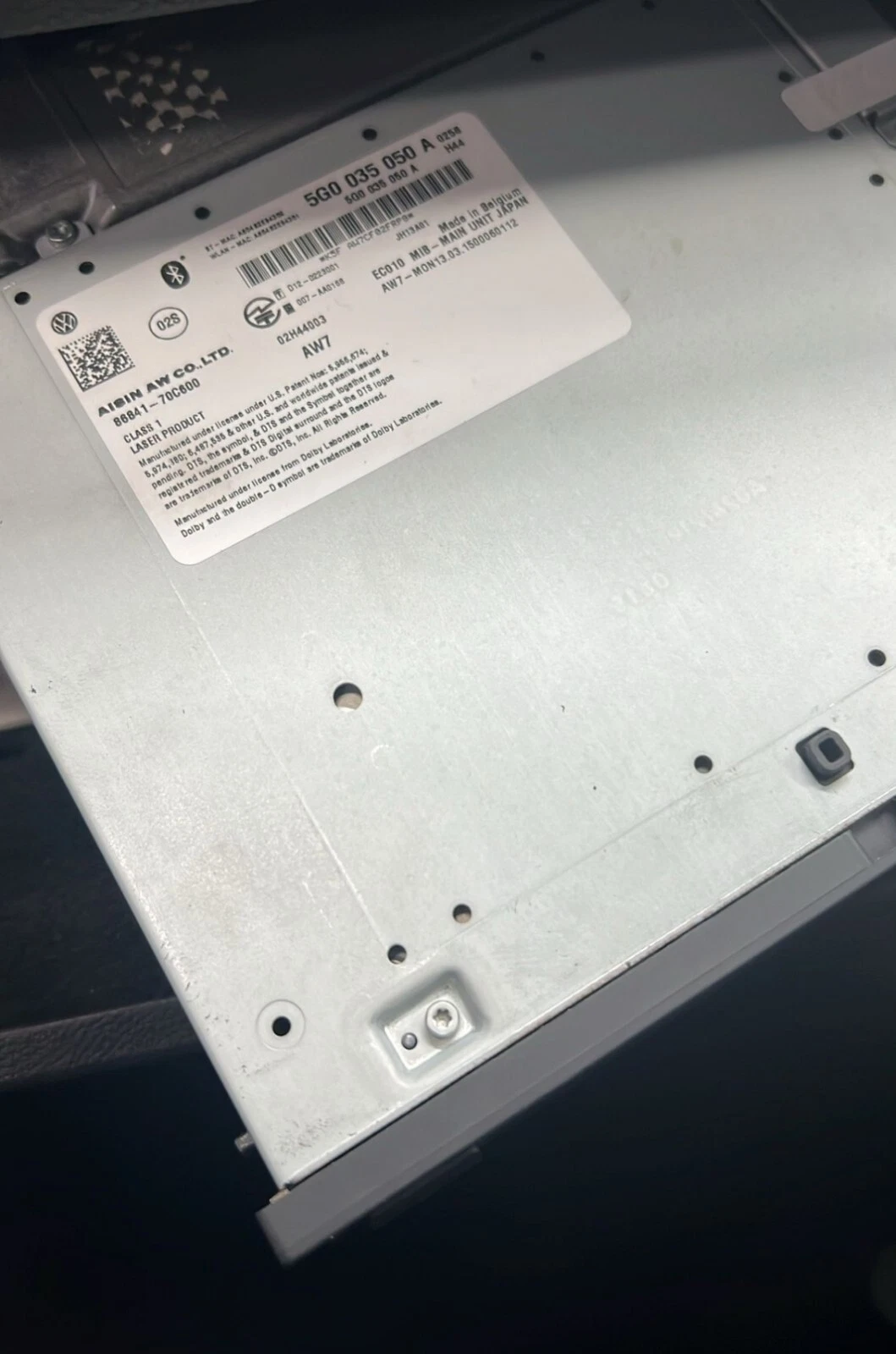 AUDI A3 S3 Q3 Q5 MMI3GP 3G+ Q7 A4 Headunit JAPAN TO EUROPE Conversion Service