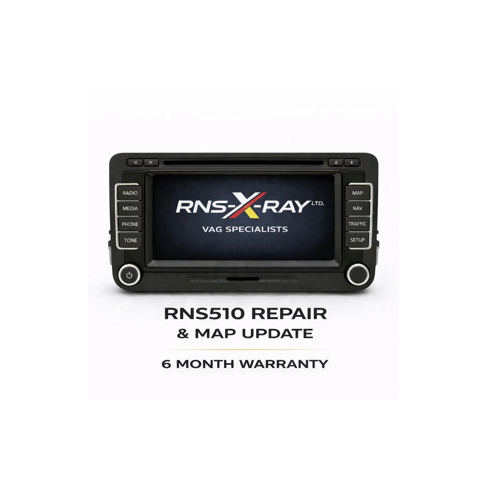 RNS510 Headunit repair service - VW or Skoda RNS-510 DAB