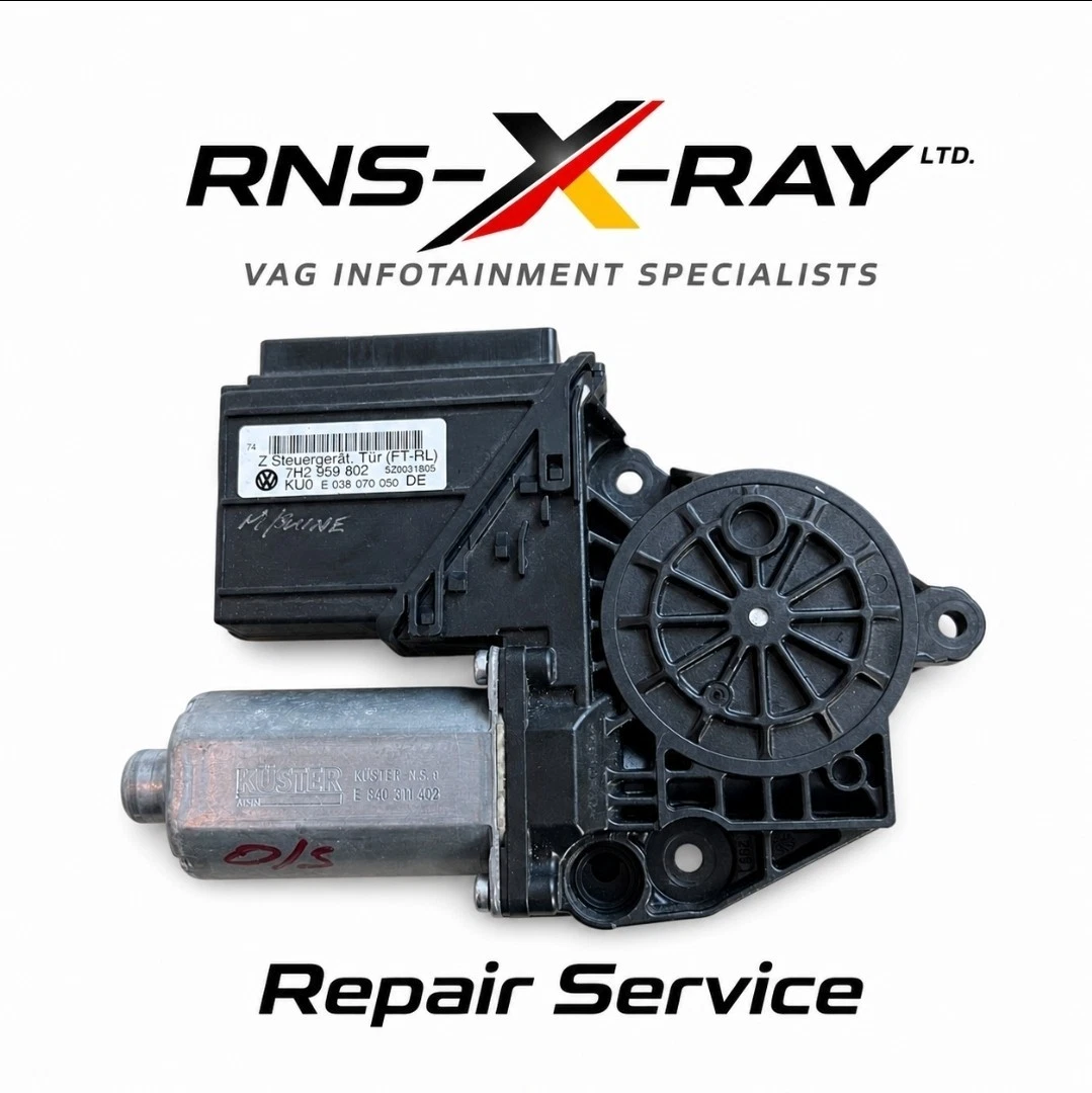 VW Transporter T5 Front Window Motor Drivers Side 7H2959802 - Repair Service